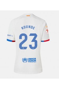 Fotbalové Dres Barcelona Jules Kounde #23 Venkovní Oblečení 2023-24 Krátký Rukáv